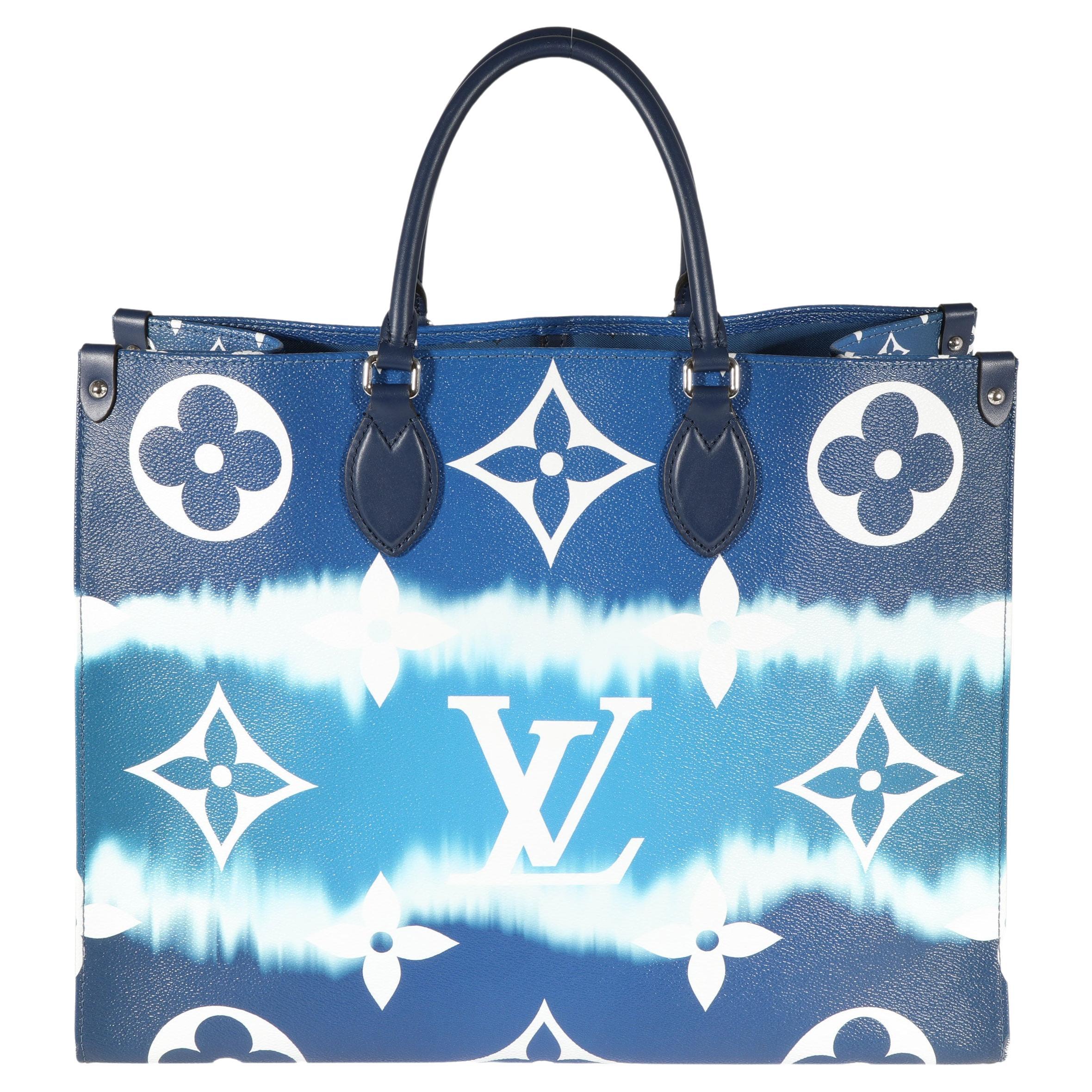 Louis Vuitton Blue LV Escale Onthego GM For Sale at 1stDibs