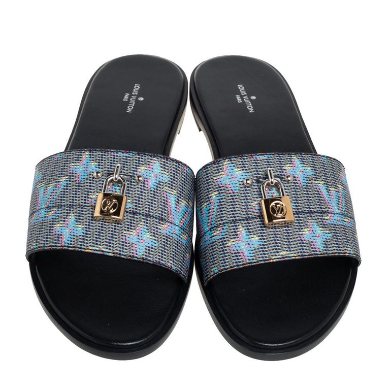 Louis Vuitton Monogram Canvas Slides – 23 Lux