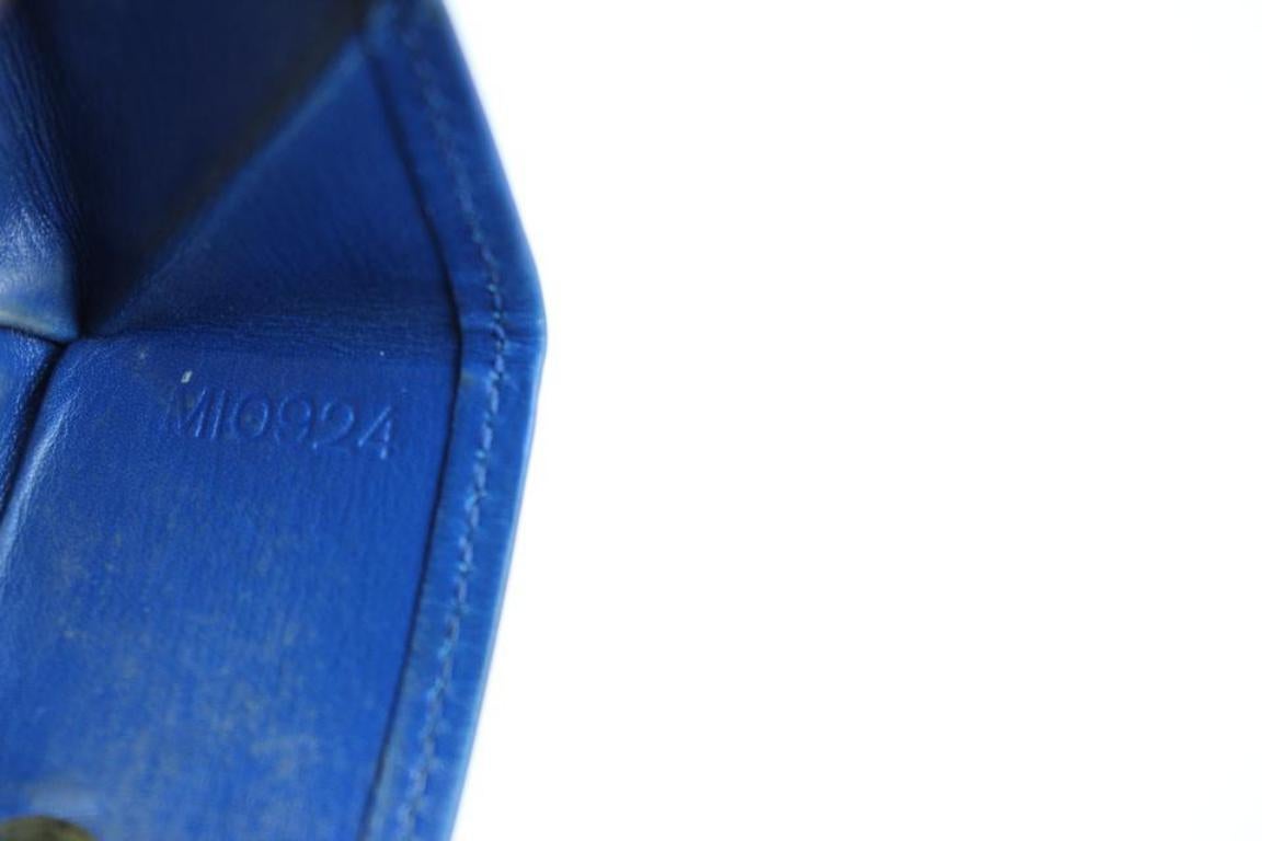 Women's Louis Vuitton Blue M6369e Epi Port Monet Coin Case 62lva32717 Wallet For Sale