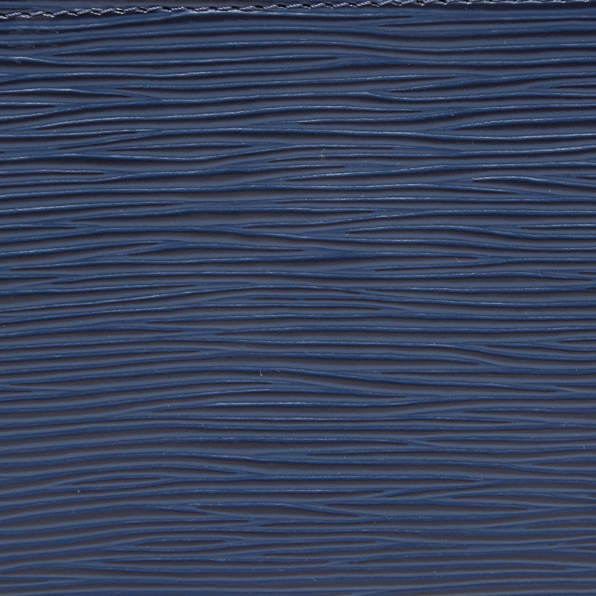Louis Vuitton Blue Marine Epi Leather Zippy Wallet 2