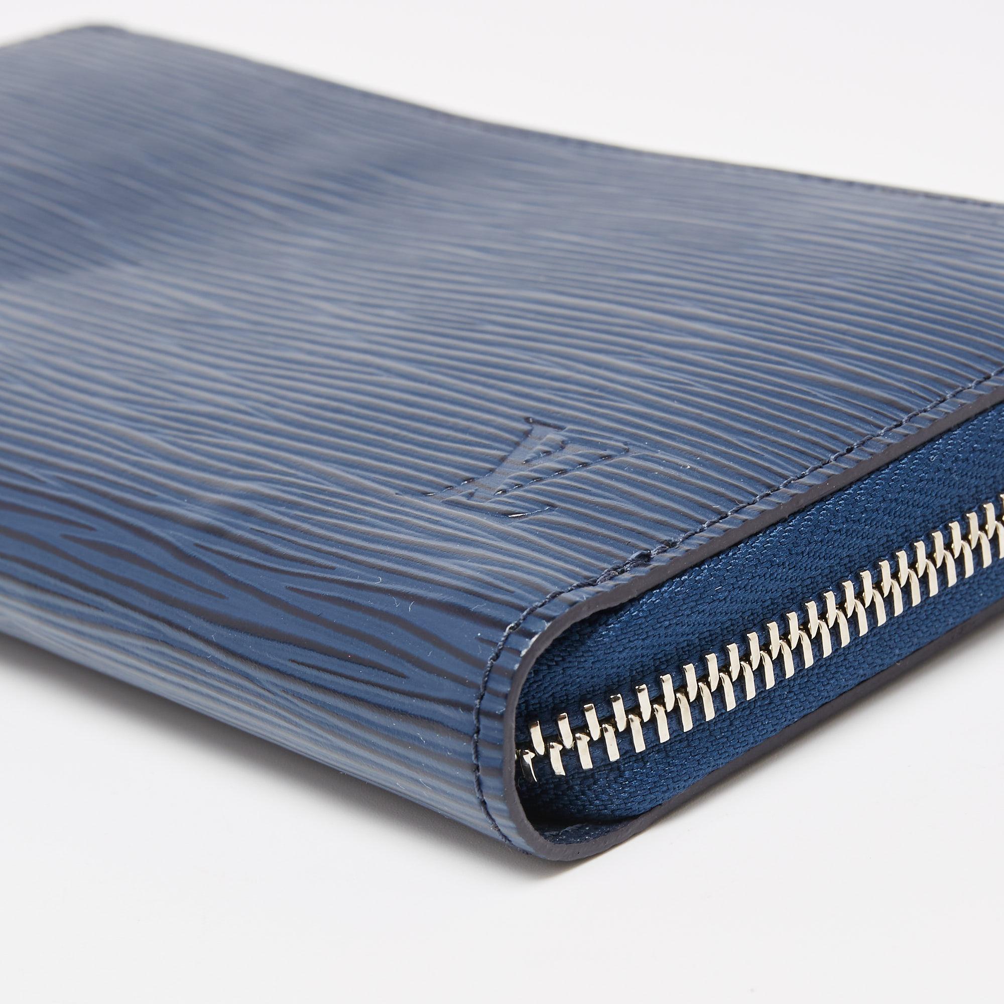 Louis Vuitton Blue Marine Epi Leather Zippy Wallet 3