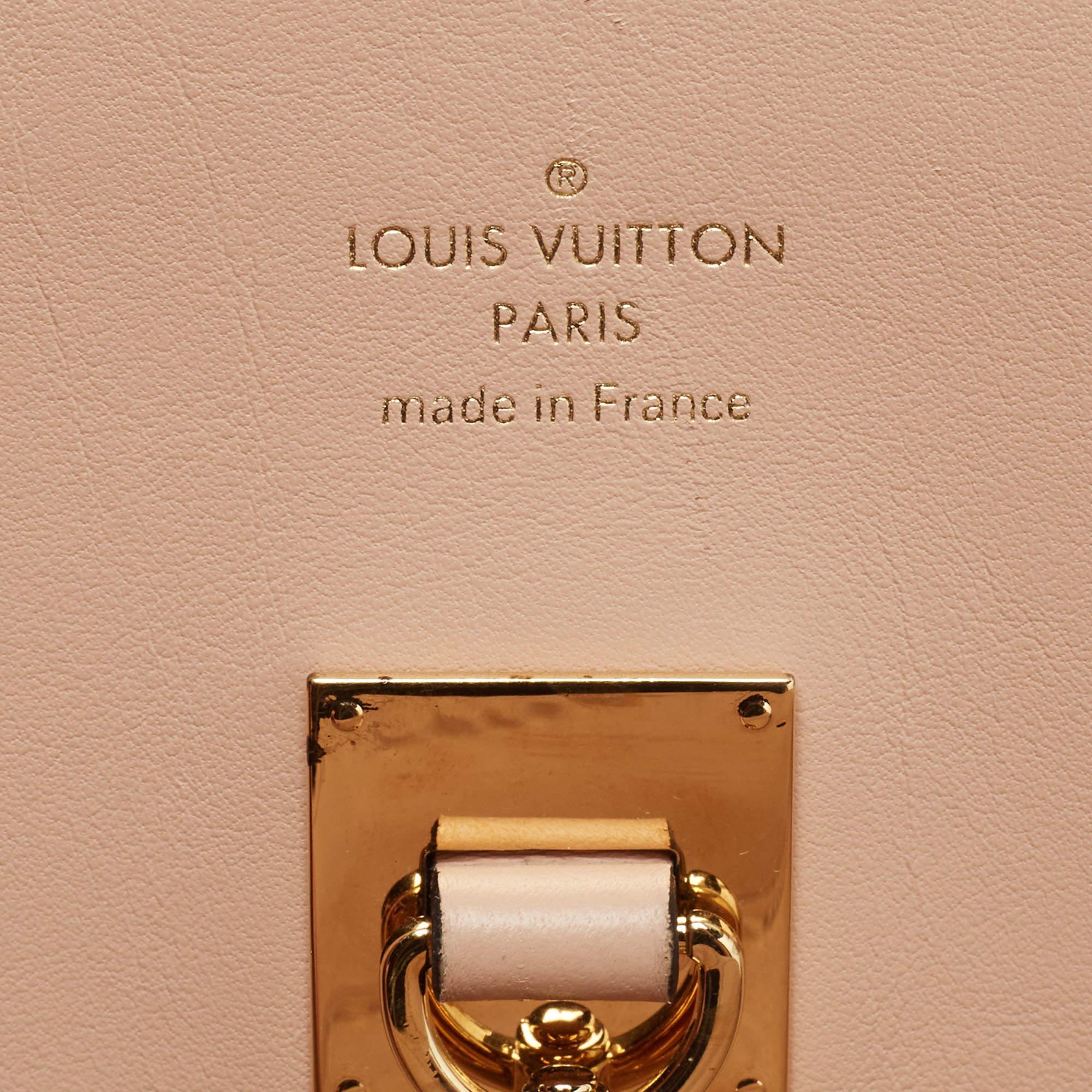 Louis Vuitton Blue Marine Leather Milla MM Bag 10