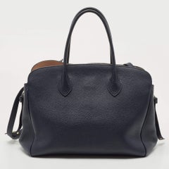 Louis Vuitton Blue Marine Leather Milla MM Bag