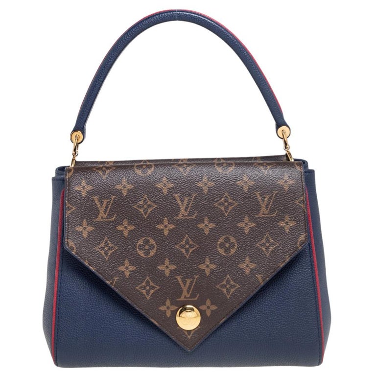 Sold at Auction: Three Louis Vuitton reproduction handbags with LV monogram,  none with stamp; one with two leather handles, 15 x 10 inches, one with  single leather strap, 12 x 7 inches