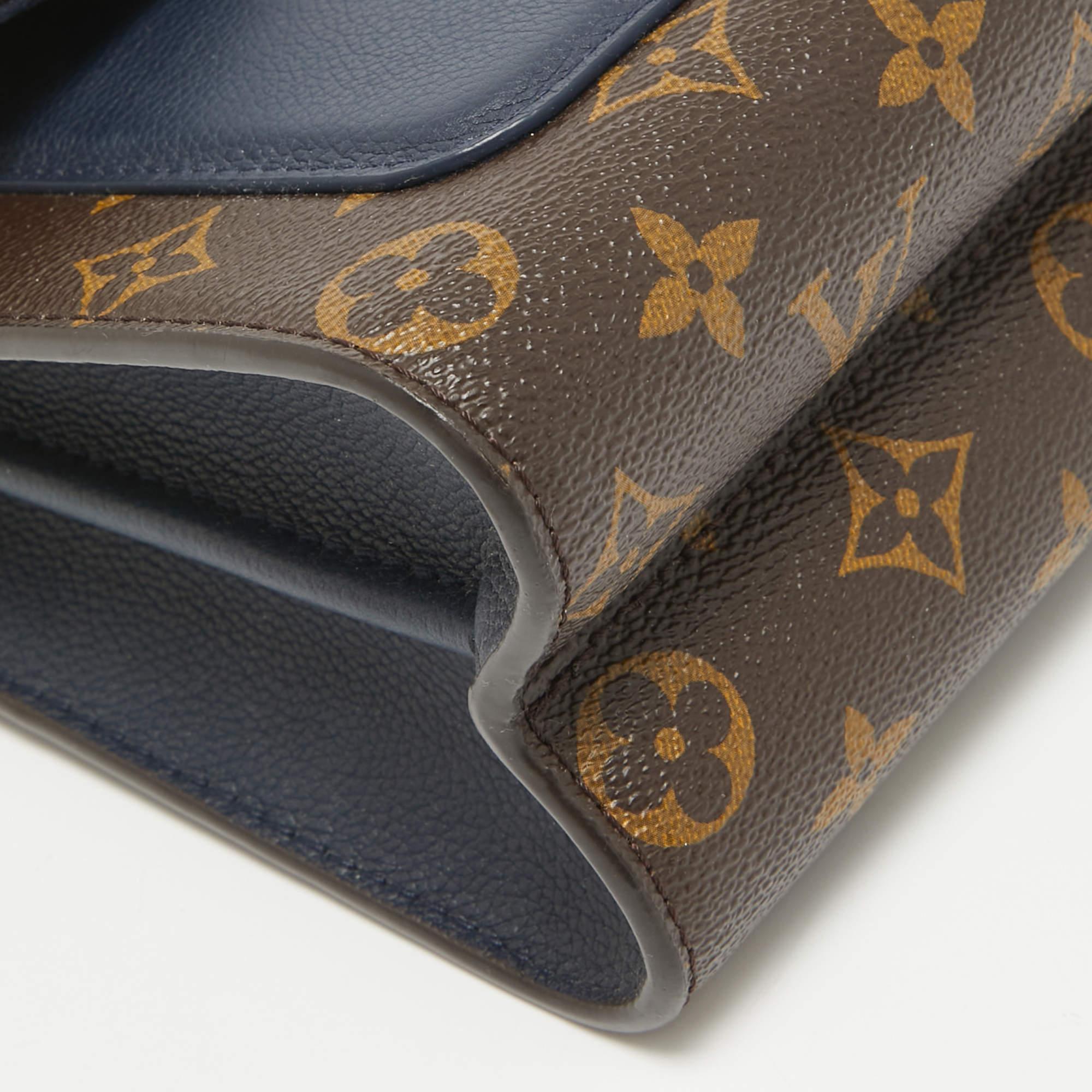 Louis Vuitton Blue Marine Monogram Canvas Victoire Chain Bag For Sale 3