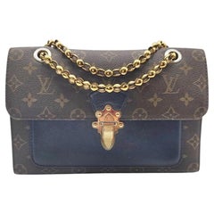 Louis Vuitton Borsa a catena Monogram Victoire Blu Marin
