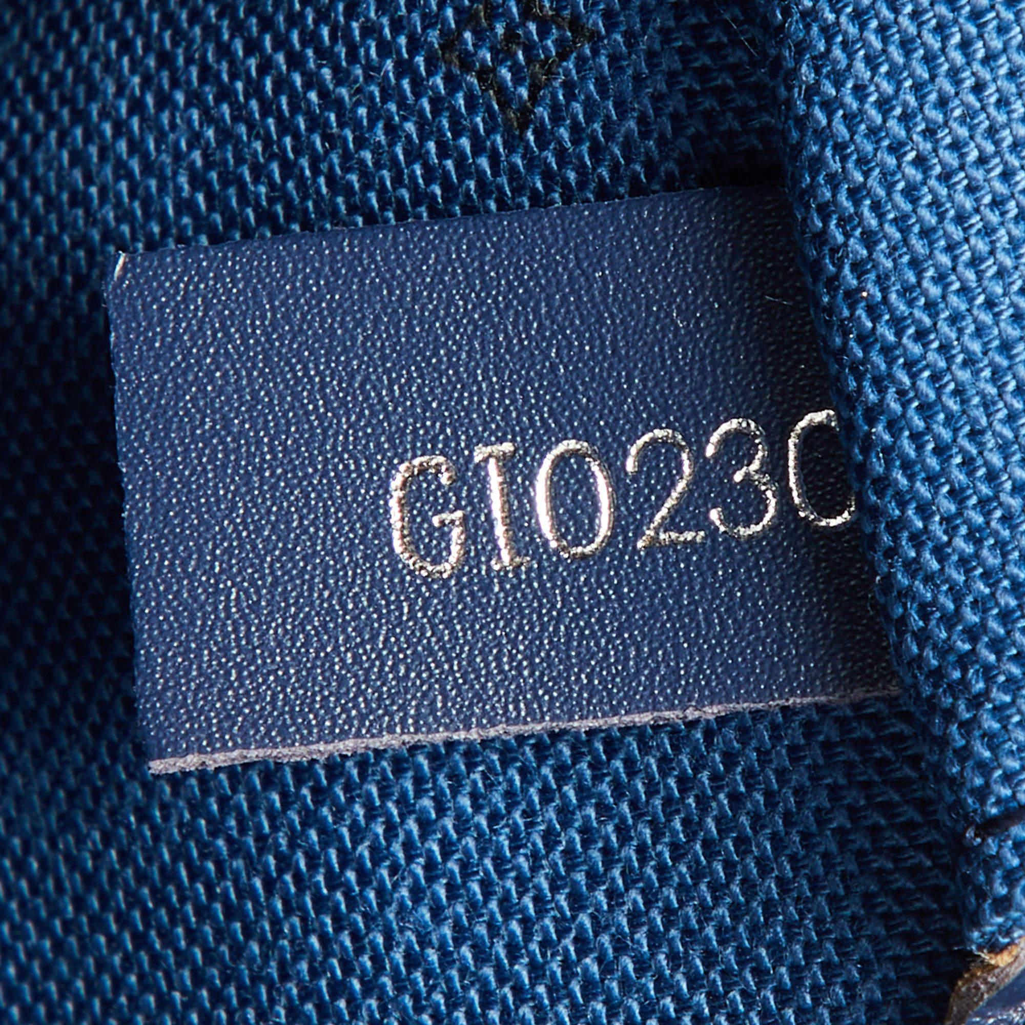 Louis Vuitton Blue Monogram Canvas Escale Neverfull MM Bag For Sale 7