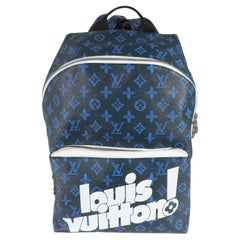 Louis Vuitton Blue Monogram Canvas Everyday Discovery Backpack