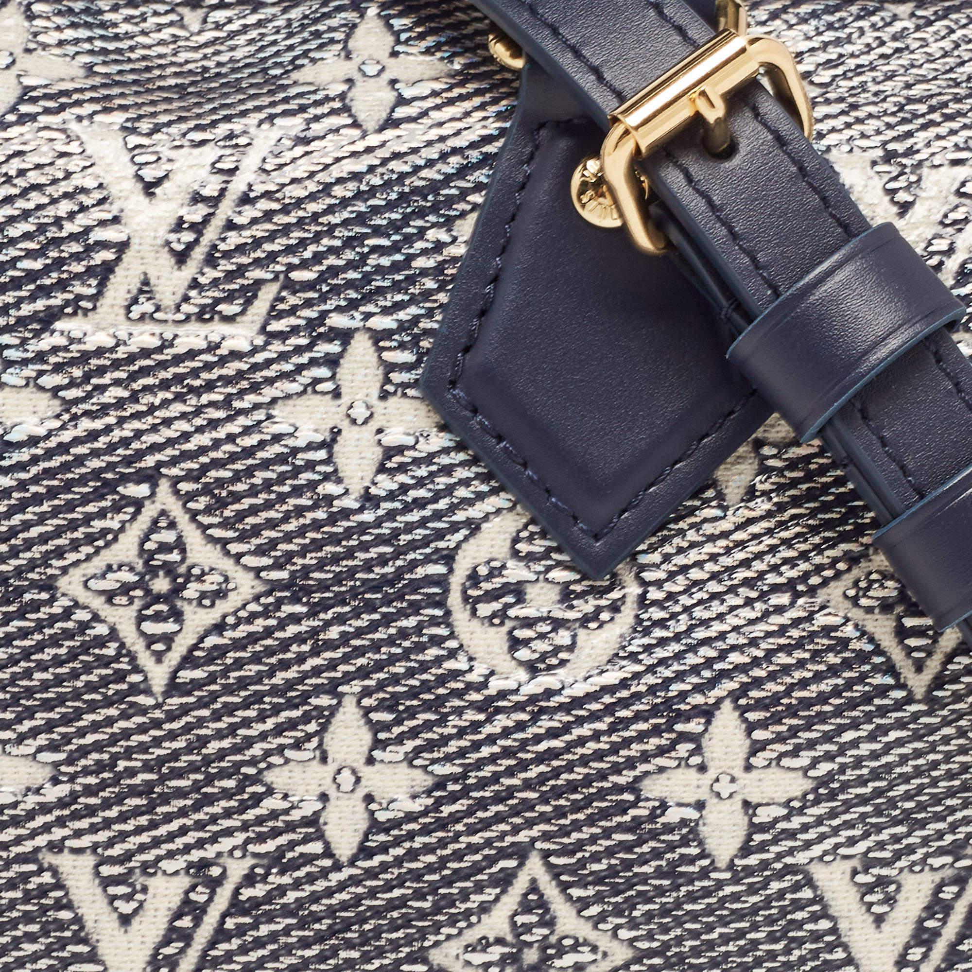 Louis Vuitton Blue Monogram Canvas Speedy Bandouliere 20 Bag 3
