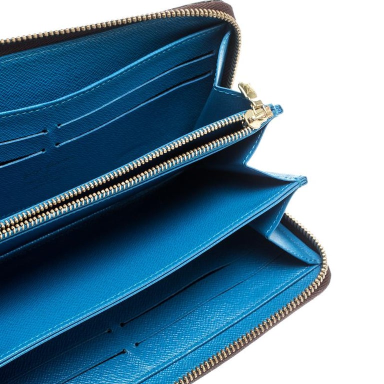 Louis Vuitton Blue Monogram Canvas Yayoi Kusama Pumpkin Dots Zippy