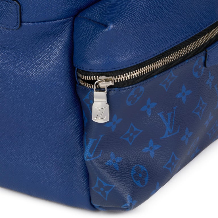 Louis Vuitton Discovery Backpack Monogram Taigarama PM Blue 944511