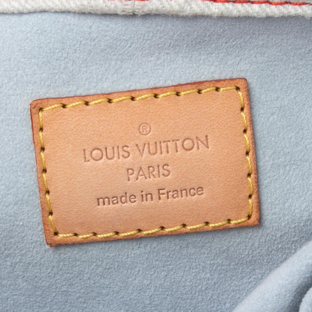 Louis Vuitton Blue Monogram Denim And Leather Limited Edition Sunshine Bag 5