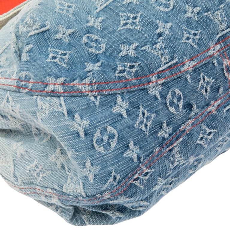 Louis Vuitton Blue Monogram Denim and Leather Limited Edition