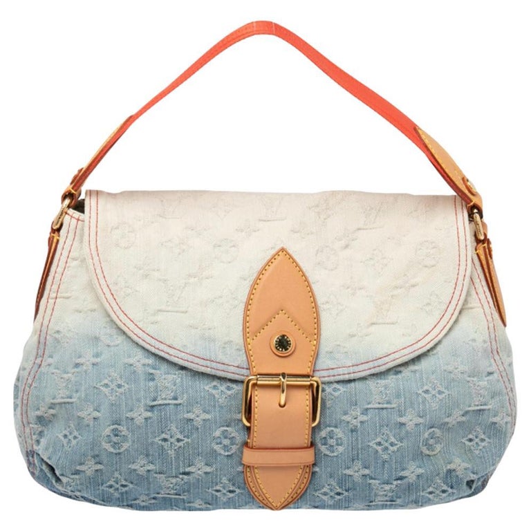 Louis Vuitton Ombré Monogram Denim Sunshine Bag - Blue Shoulder Bags,  Handbags - LOU454443