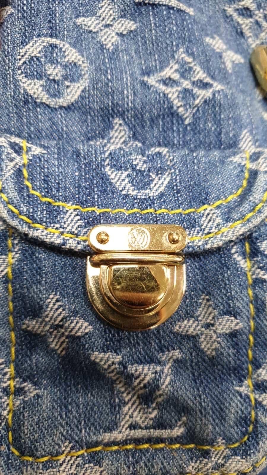 Louis Vuitton Blue Monogram Denim Backpack PM 4
