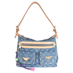 Louis Vuitton Blue Monogram Denim Baggy PM NM