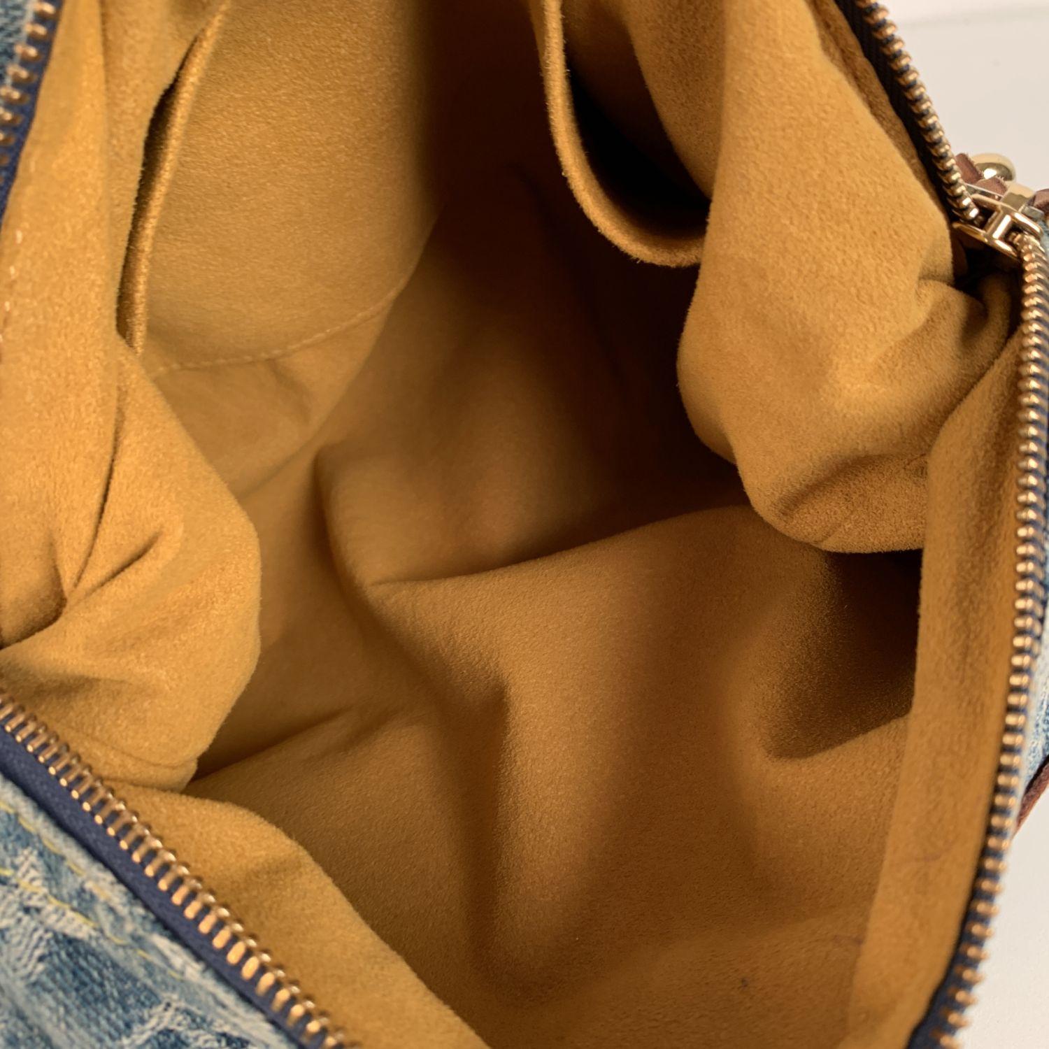 Louis Vuitton Blue Monogram Denim Baggy PM Shoulder Bag 6
