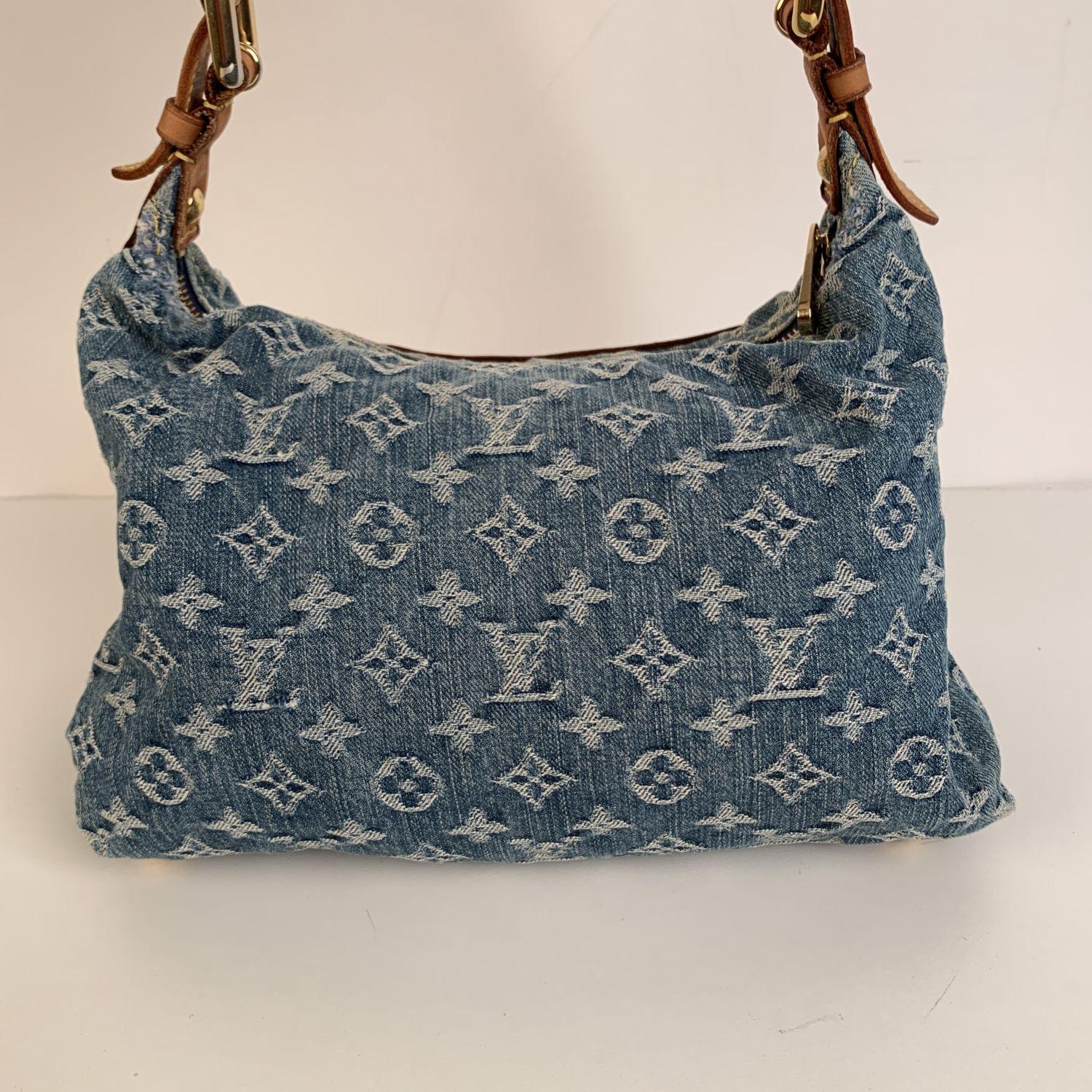 Louis Vuitton Blue Monogram Denim Baggy PM Shoulder Bag 2