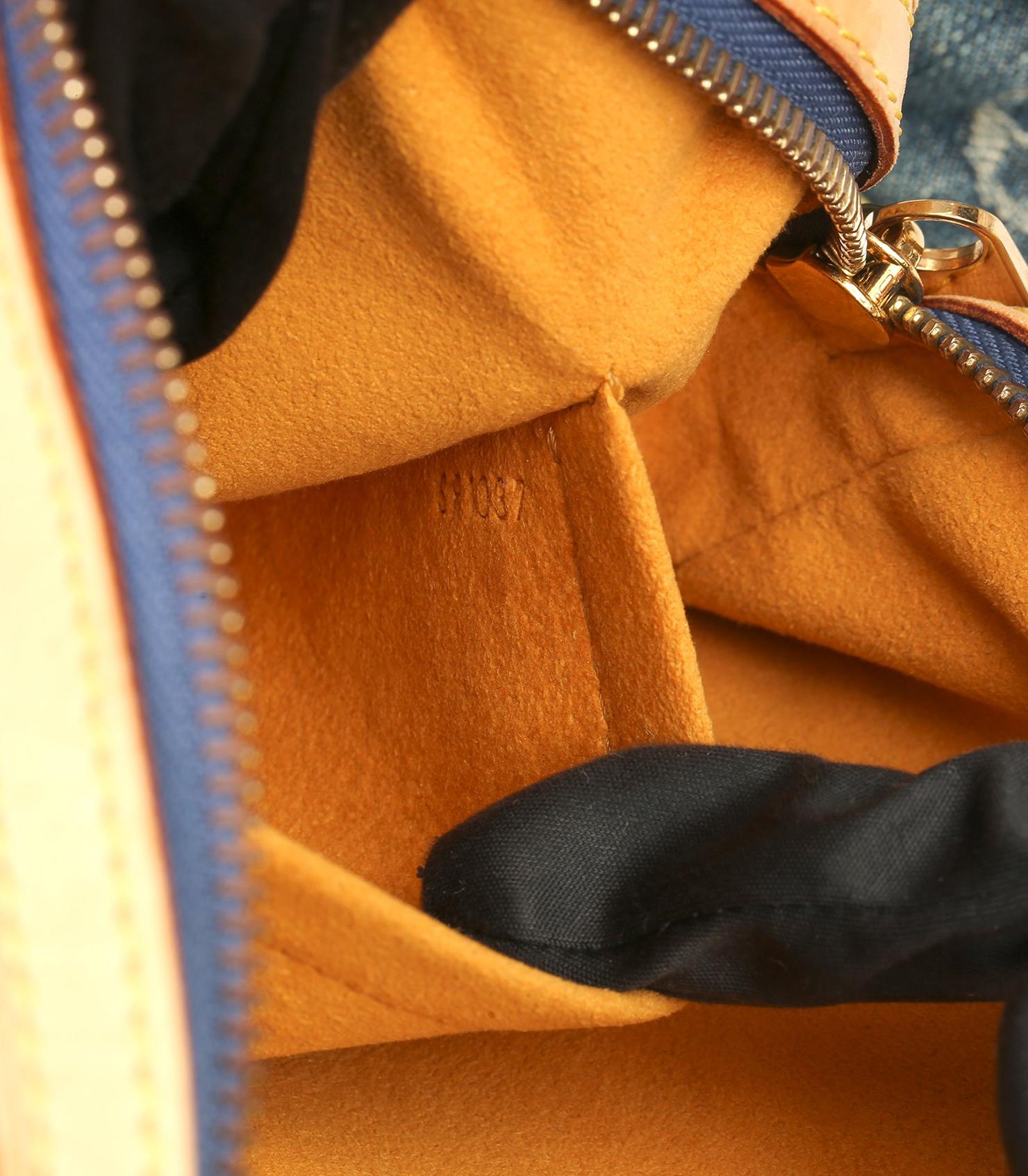Louis Vuitton Blue Monogram Denim Bum Bag 5