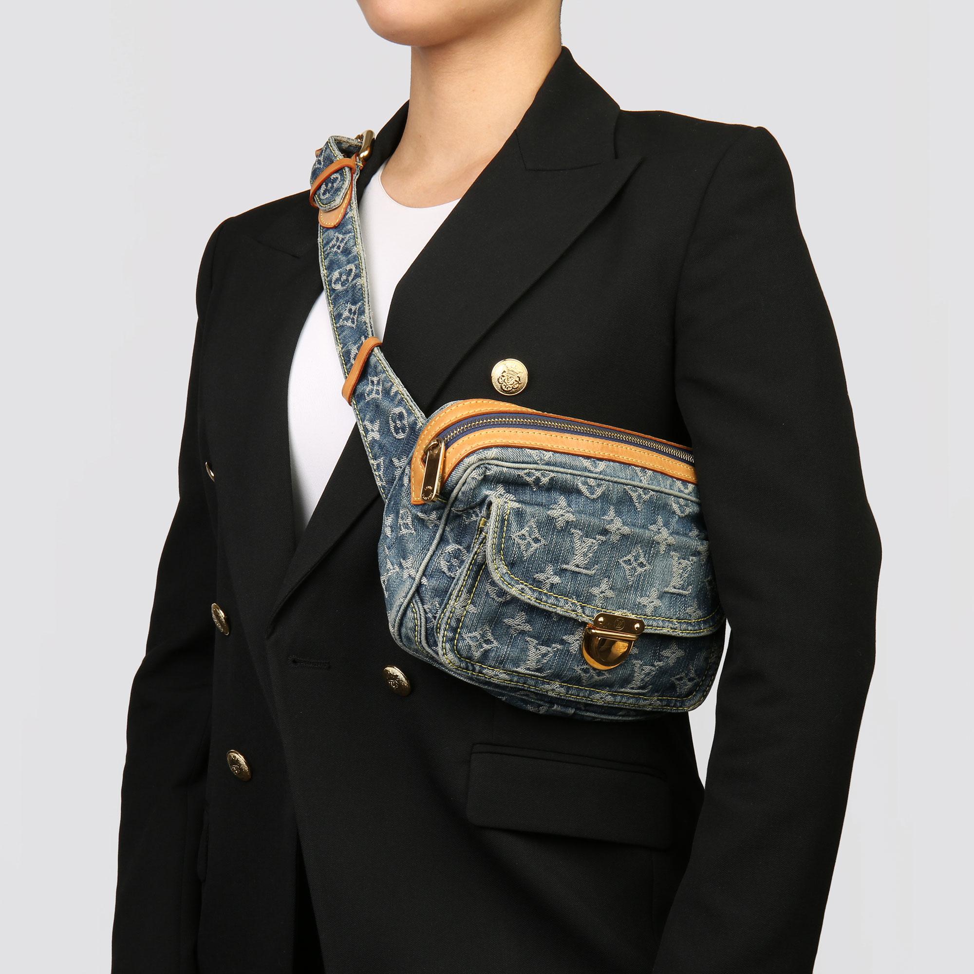 Louis Vuitton Blue Monogram Denim Bum Bag 3
