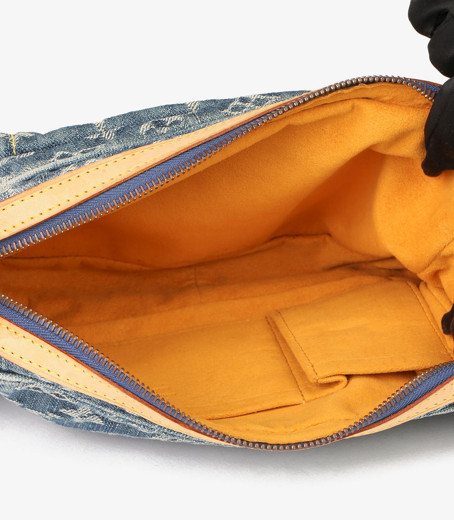 Louis Vuitton Blue Monogram Denim Bum Bag 6