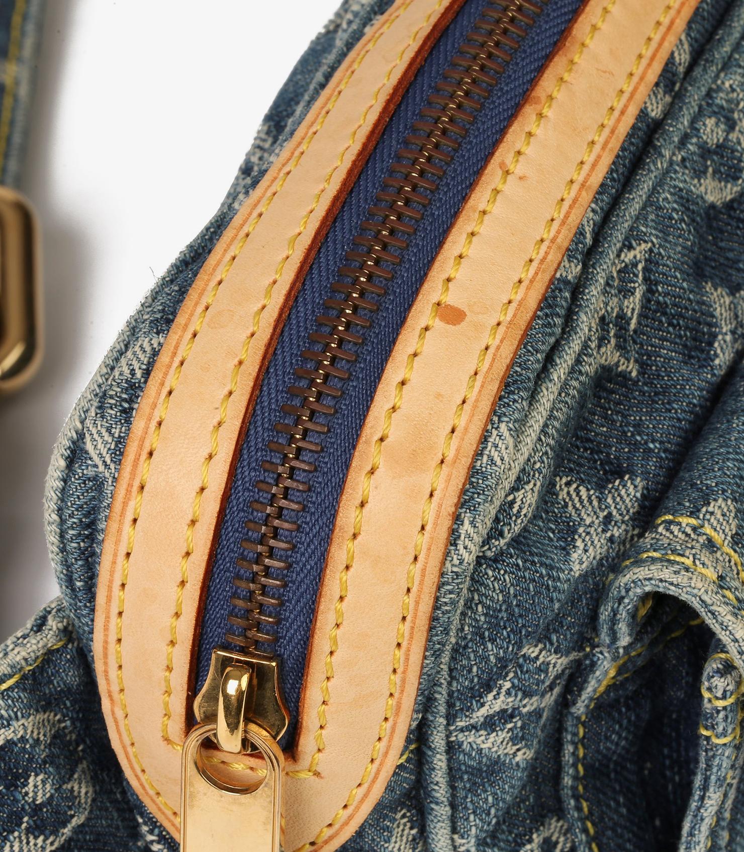Louis Vuitton Blue Monogram Denim Bum Bag 7