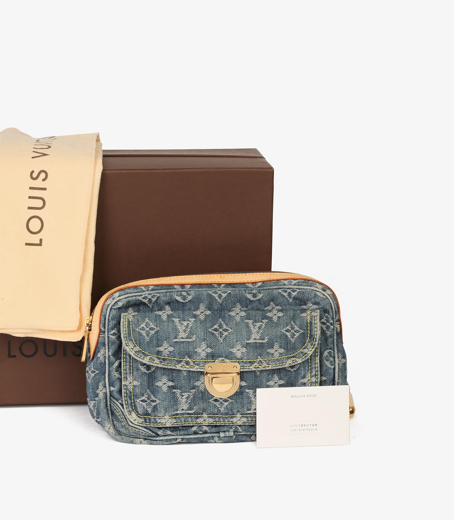 Louis Vuitton Blue Monogram Denim Bum Bag 8