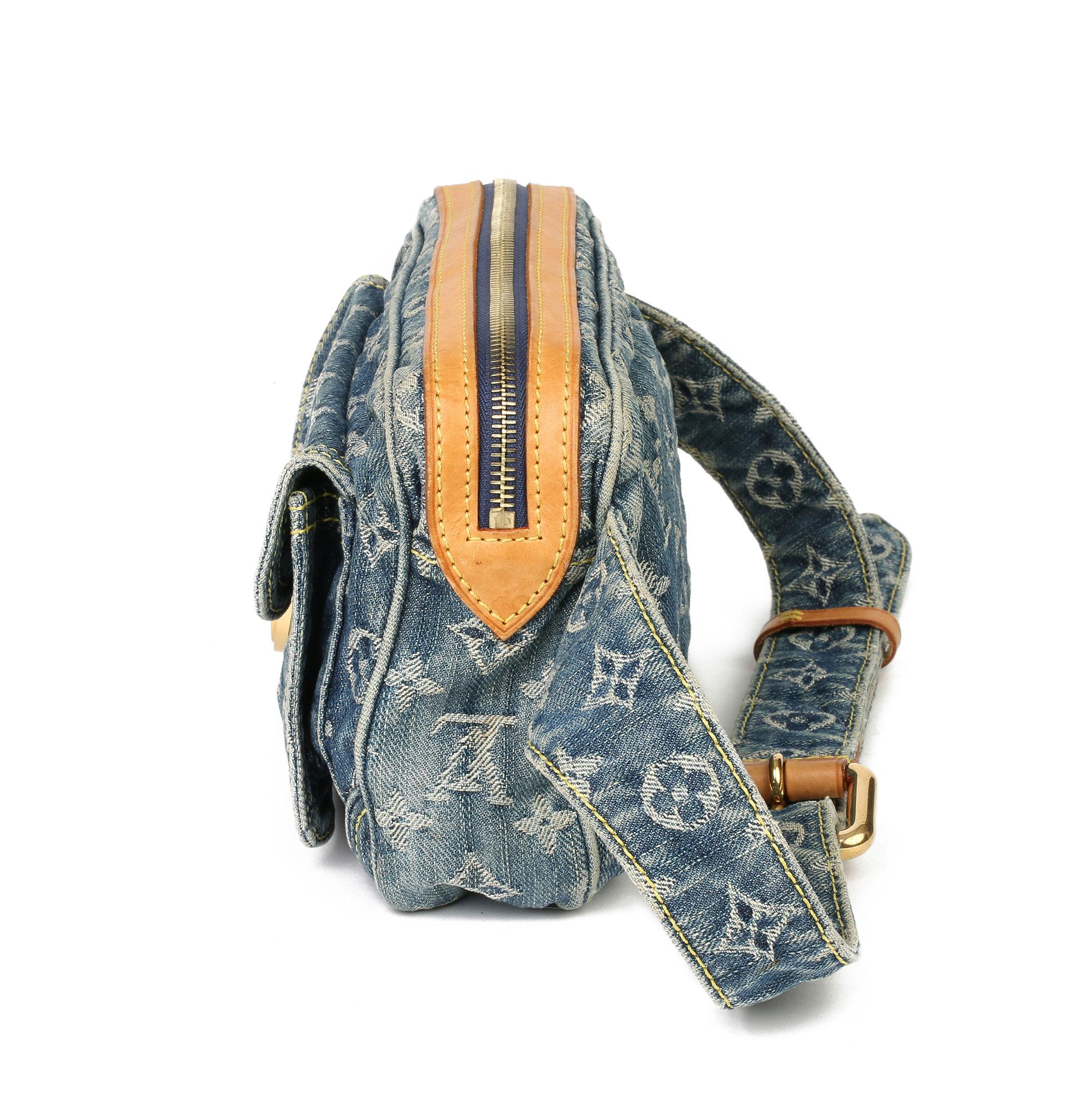 louis vuitton denim fanny pack