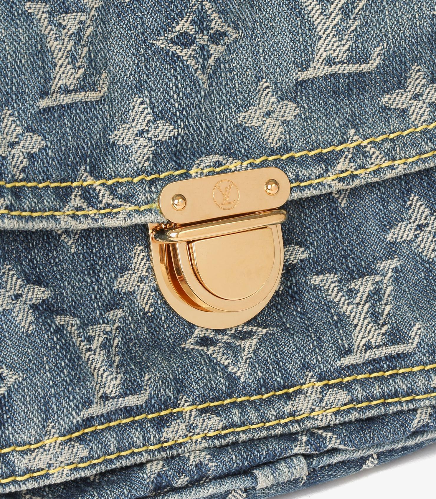 Louis Vuitton Blue Monogram Denim Bum Bag 2
