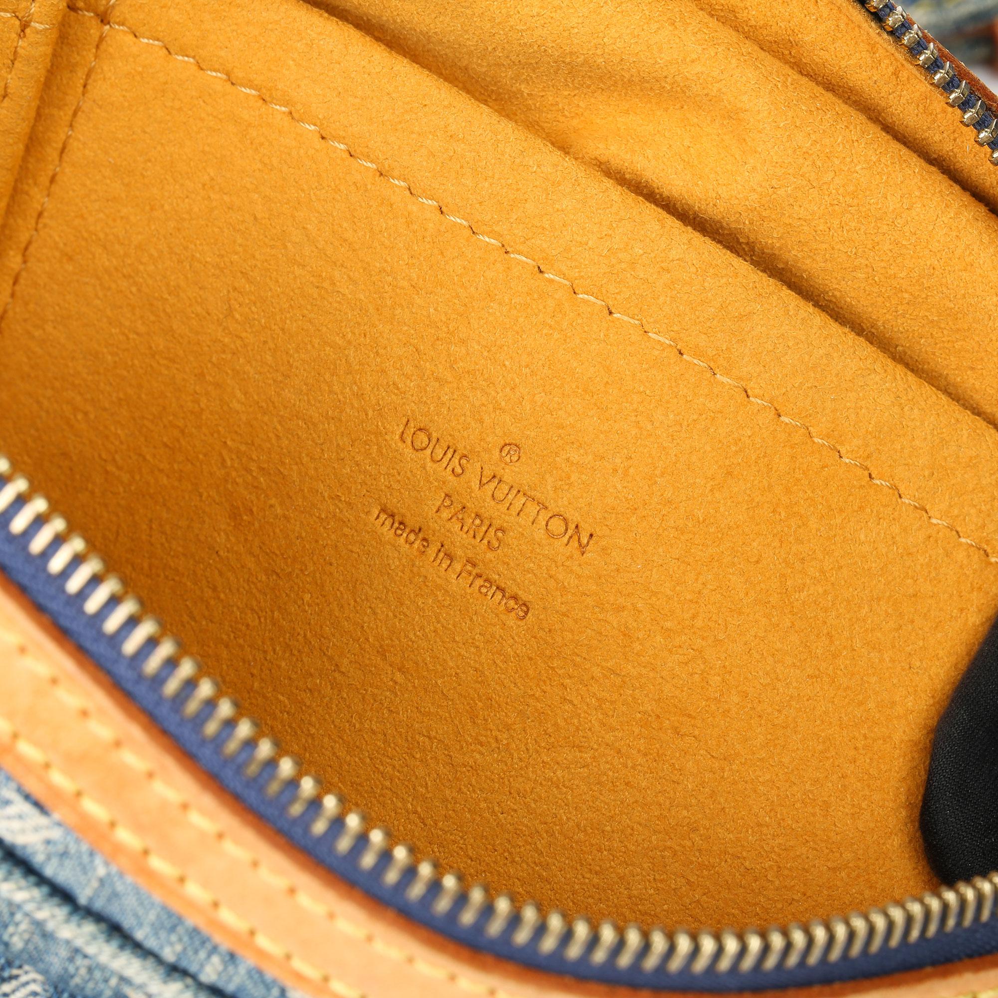 Women's or Men's Louis Vuitton Blue Monogram Denim Bum Bag