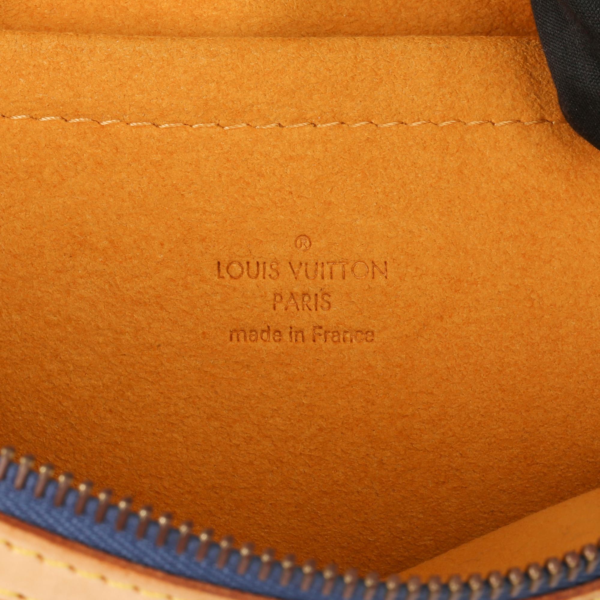 Women's Louis Vuitton Blue Monogram Denim Bum Bag  For Sale