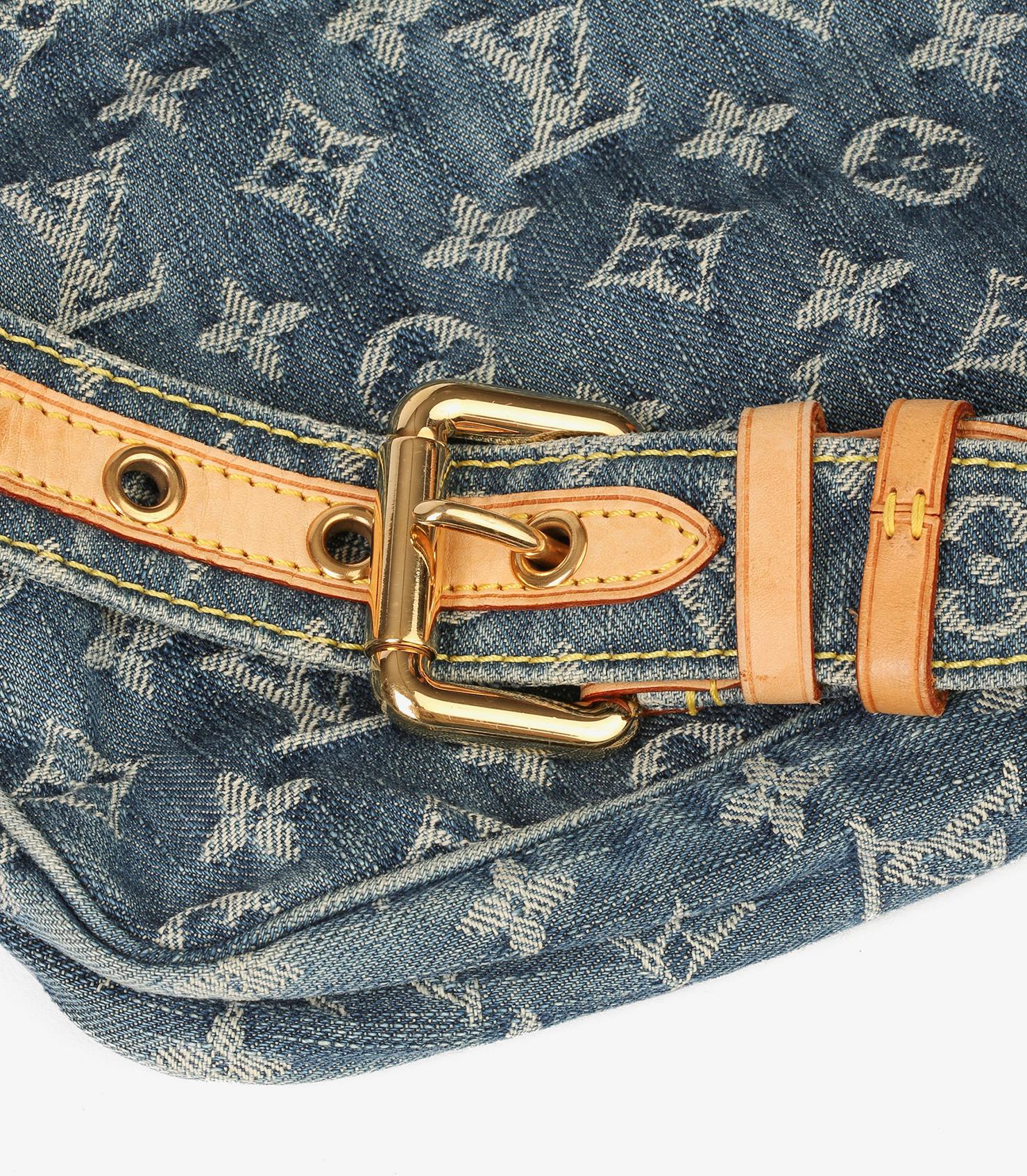 Louis Vuitton Blue Monogram Denim Bum Bag 3