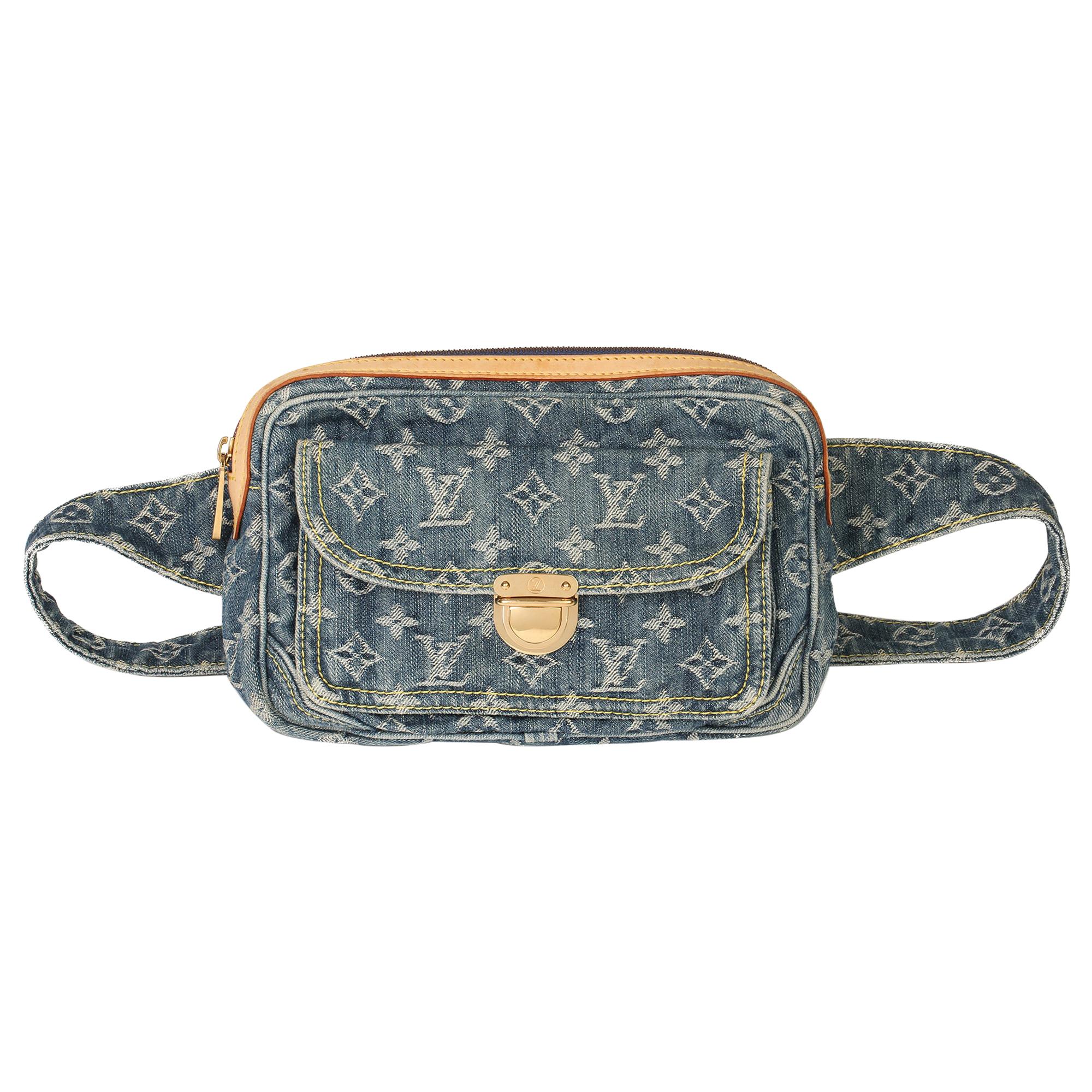 Louis Vuitton Blue Monogram Denim Bum Bag 