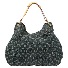 Louis Vuitton Blue Monogram Denim Daily GM Bag