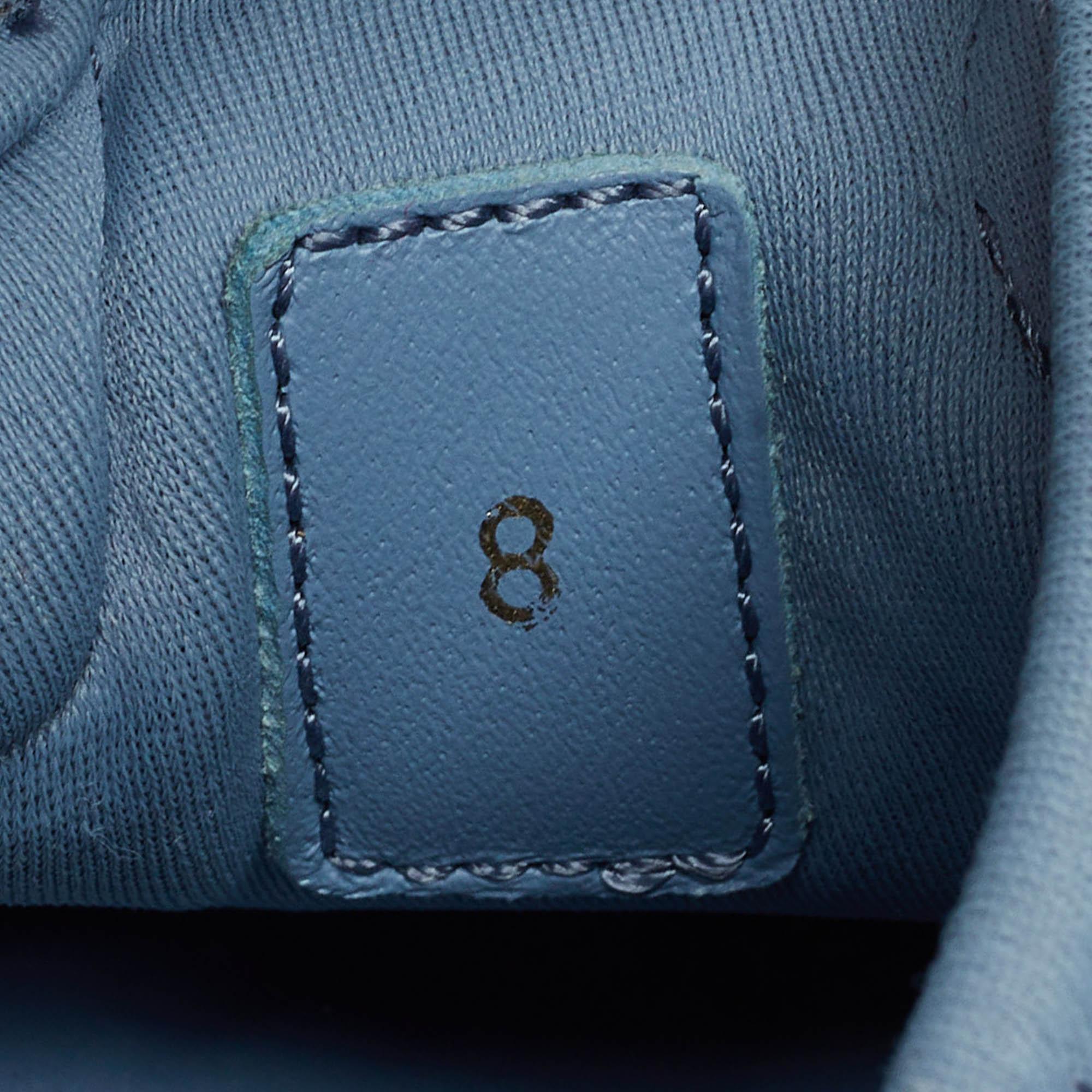 Louis Vuitton Blue Monogram Denim Fastlane Sneakers Size 42 3