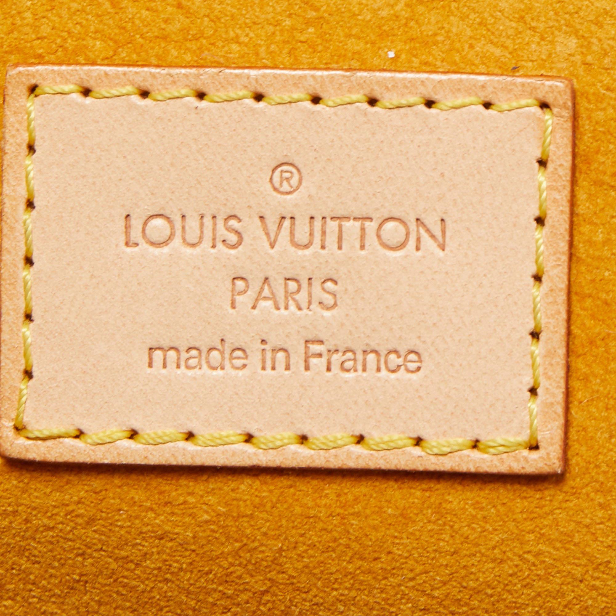 Louis Vuitton Blue Monogram Denim Limited Edition Porte Epaule Raye GM Bag 5