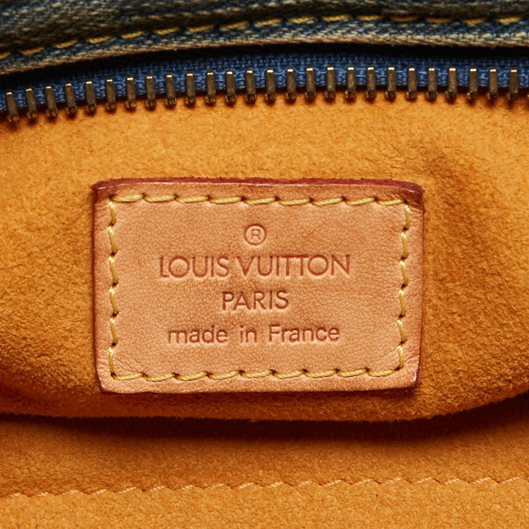 Louis Vuitton Blue Monogram Denim Neo Cabby MM Bag 5