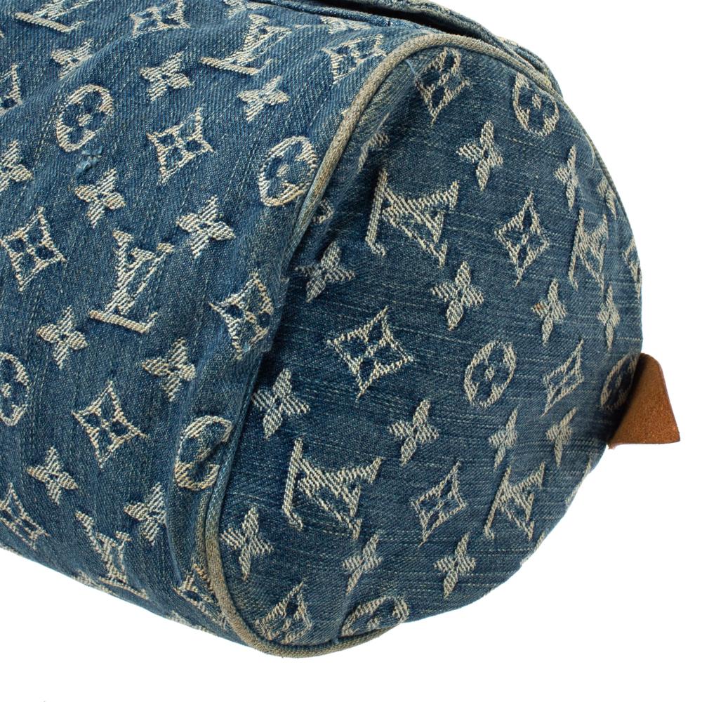 Louis Vuitton Blue Monogram Denim Neo Speedy Bag 2