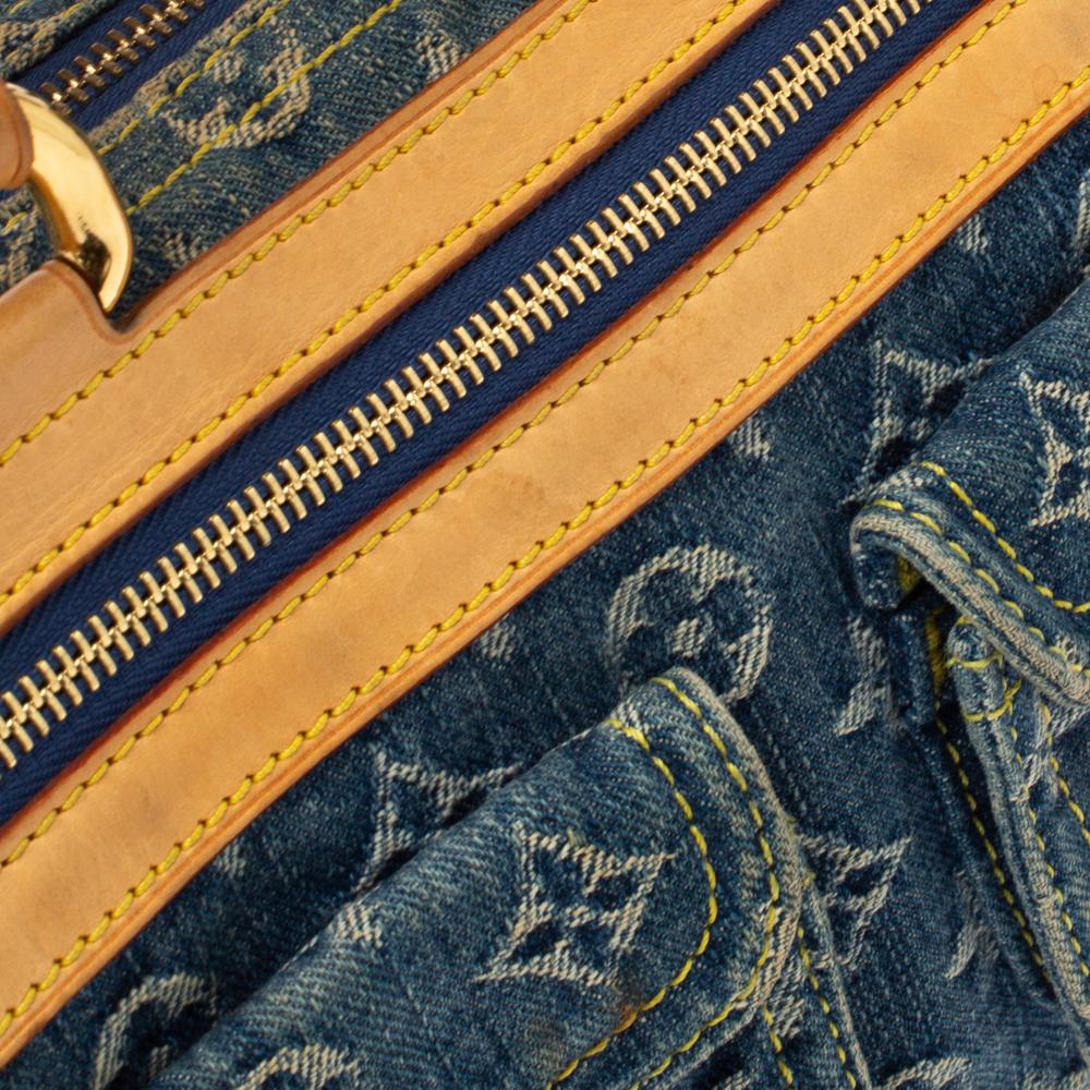 Louis Vuitton Blue Monogram Denim Neo Speedy Bag 3