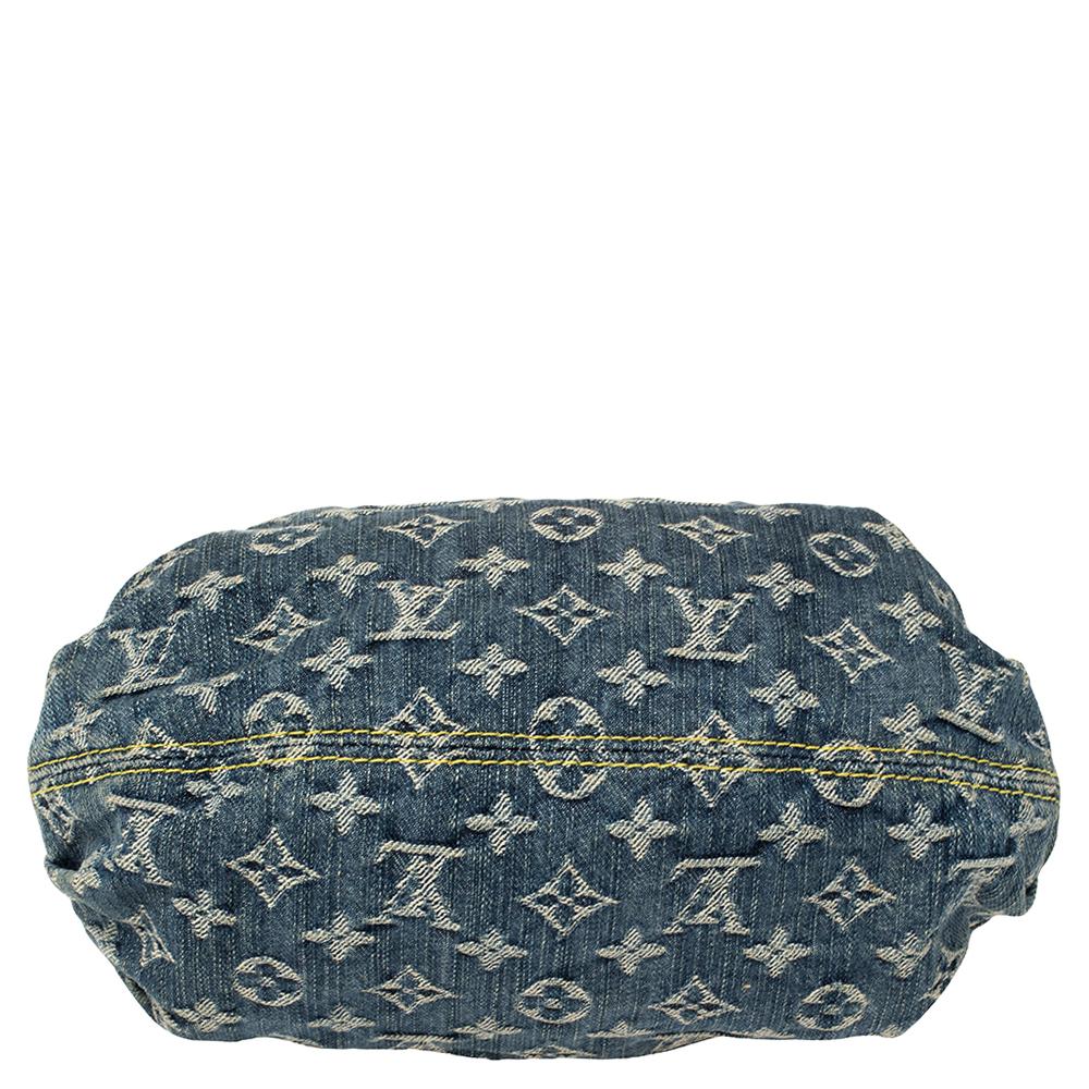 Louis Vuitton Blue Monogram Denim Pleaty Bag 2