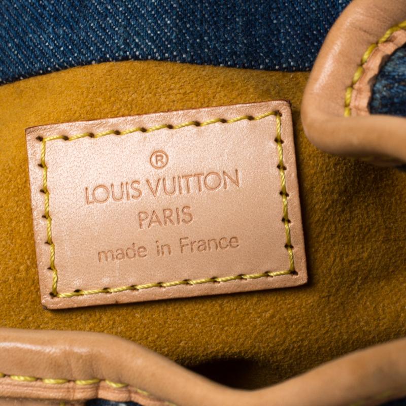Louis Vuitton Blue Monogram Denim Pleaty Bag 4
