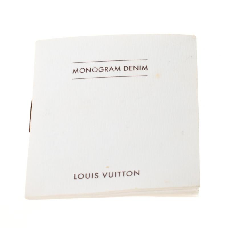 Louis Vuitton Blue Monogram Denim Pleaty Bag 2