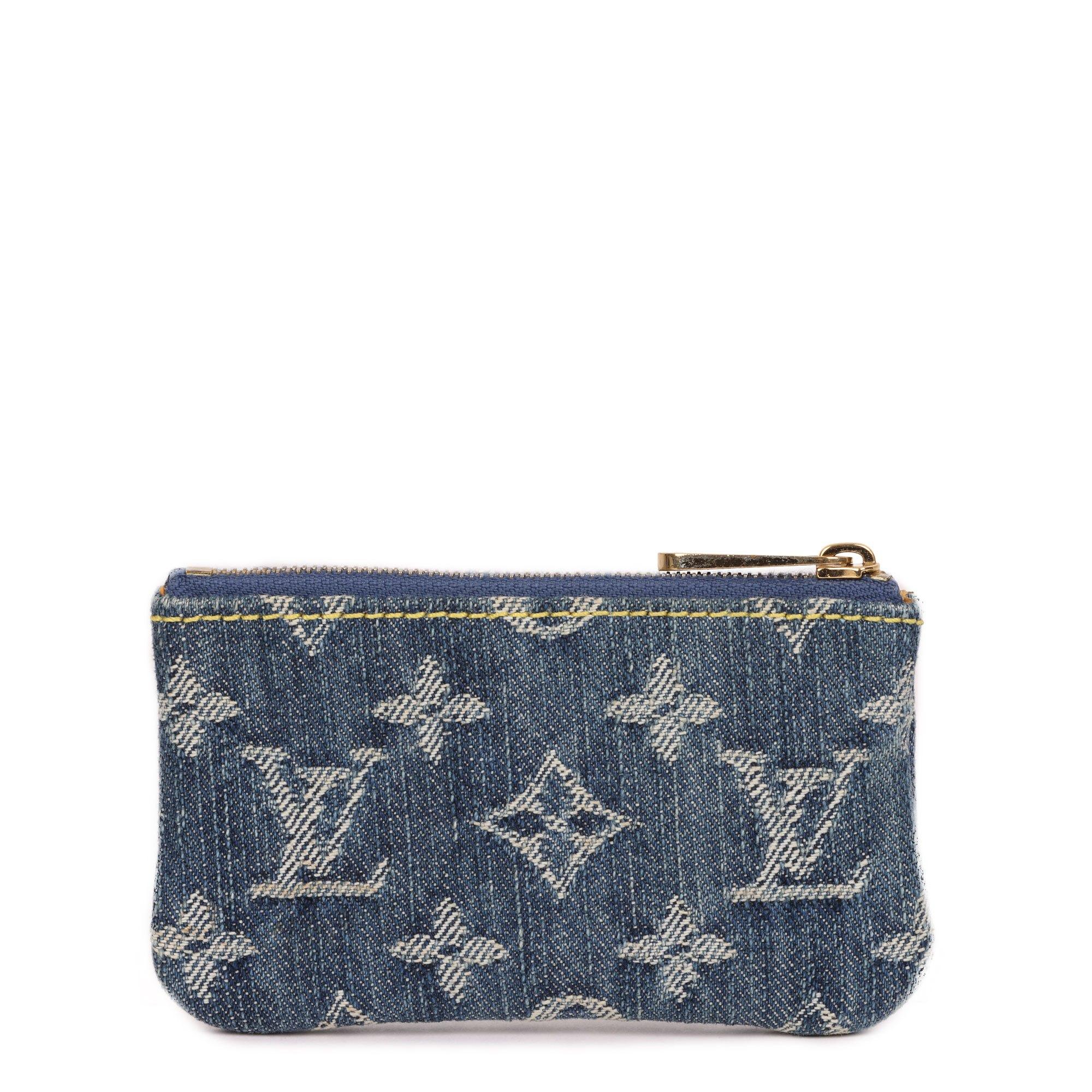 louis vuitton denim key pouch