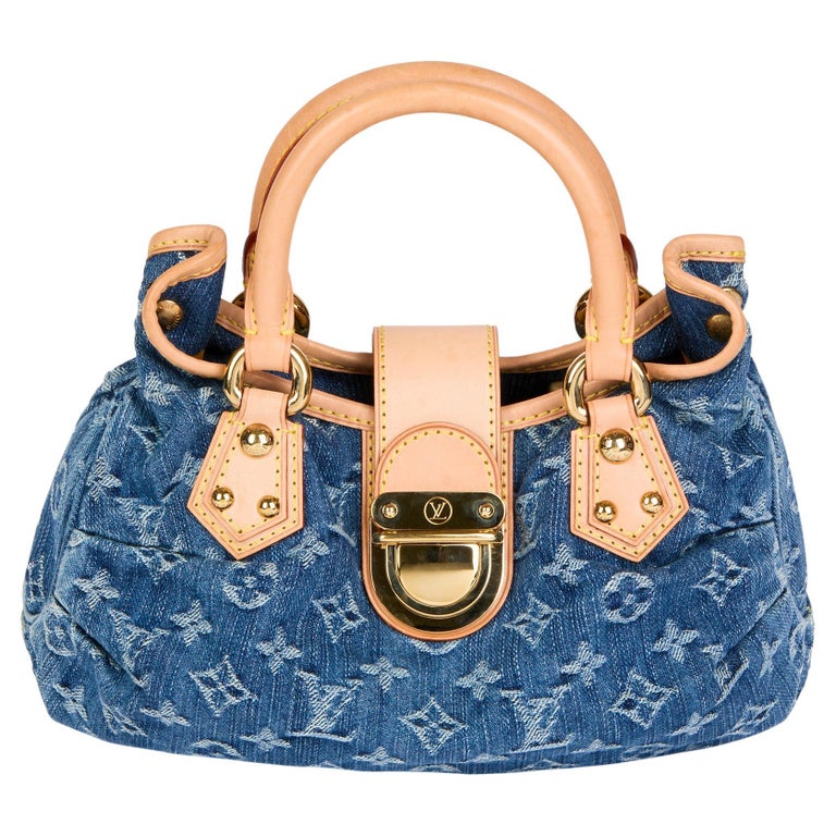 Denim Louis Vuitton Handbags - 100 For Sale on 1stDibs | lv denim bag, louis  vuitton jean purse, louis vuitton denim bag red handles
