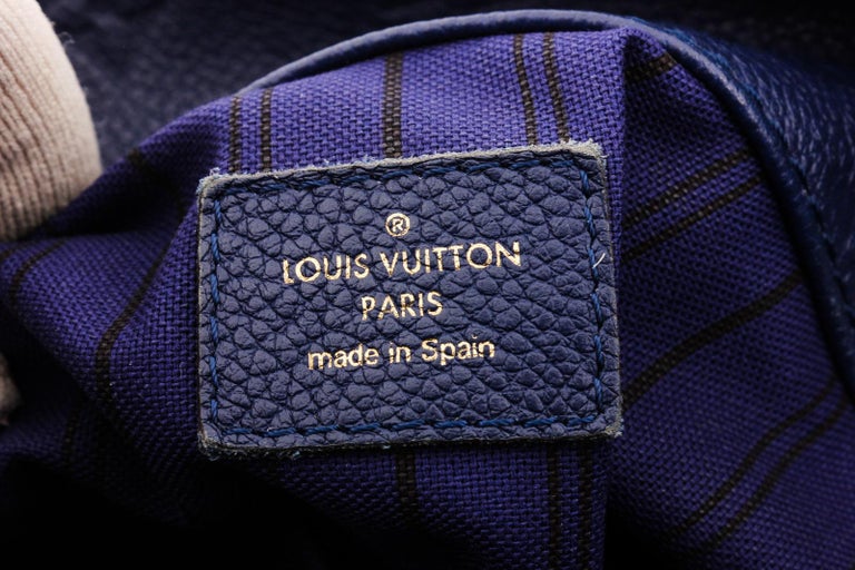 Louis Vuitton Blue Monogram Empreinte Artsy MM Navy blue Leather ref.929077  - Joli Closet