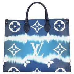 Louis Vuitton Blue Monogram Escale Canvas Onthego GM