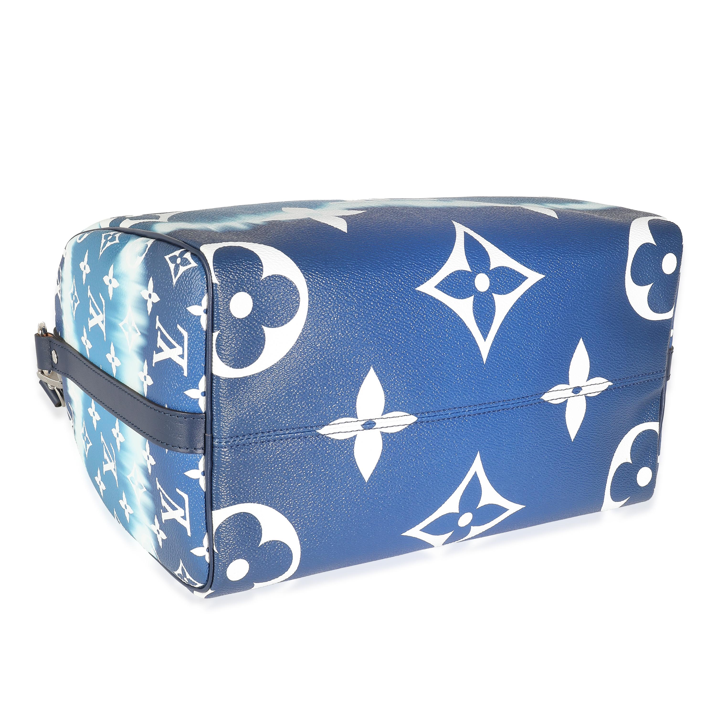 Louis Vuitton Blue Monogram Escale Canvas Speedy Bandouliere 30 1