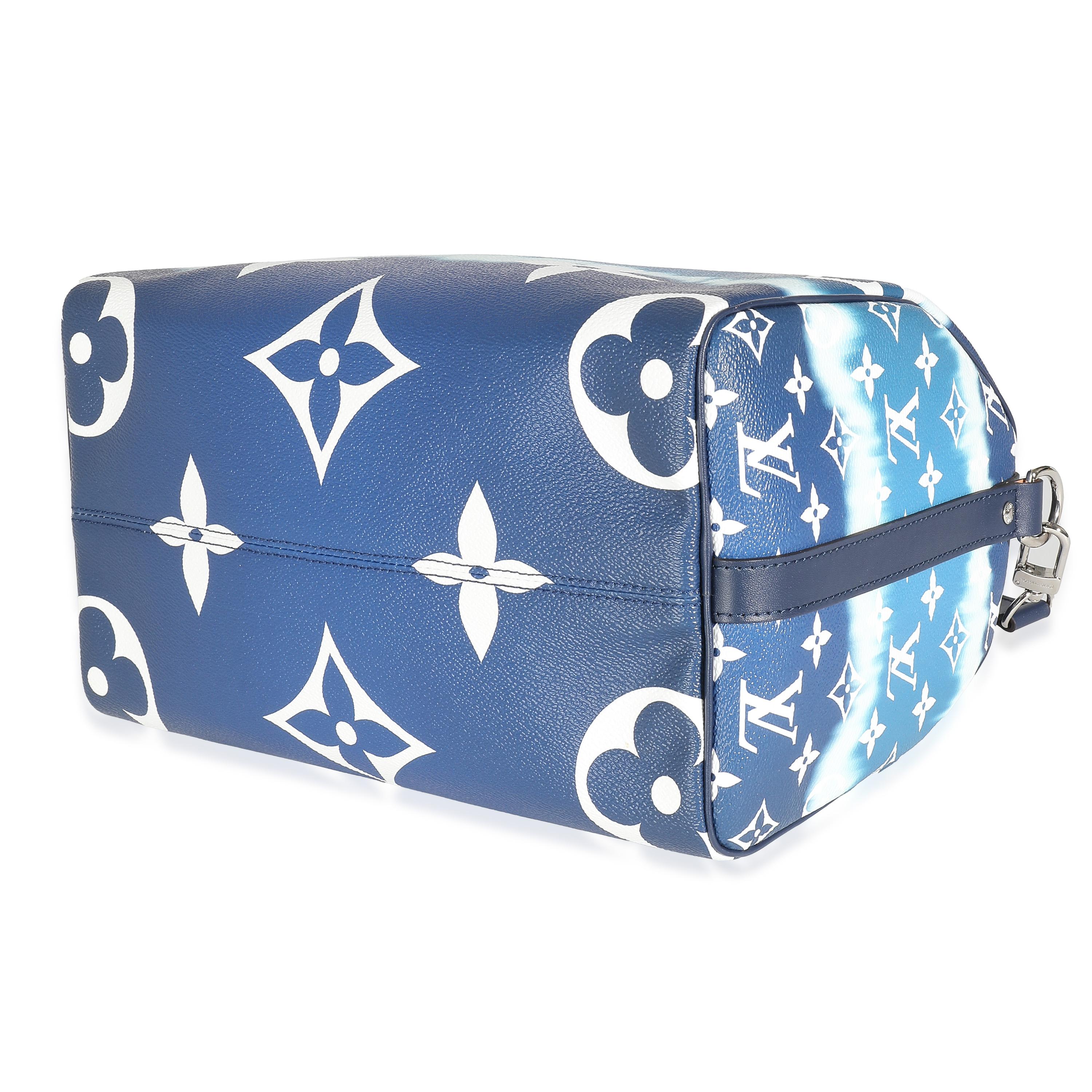 Louis Vuitton Blue Monogram Escale Canvas Speedy Bandouliere 30 2
