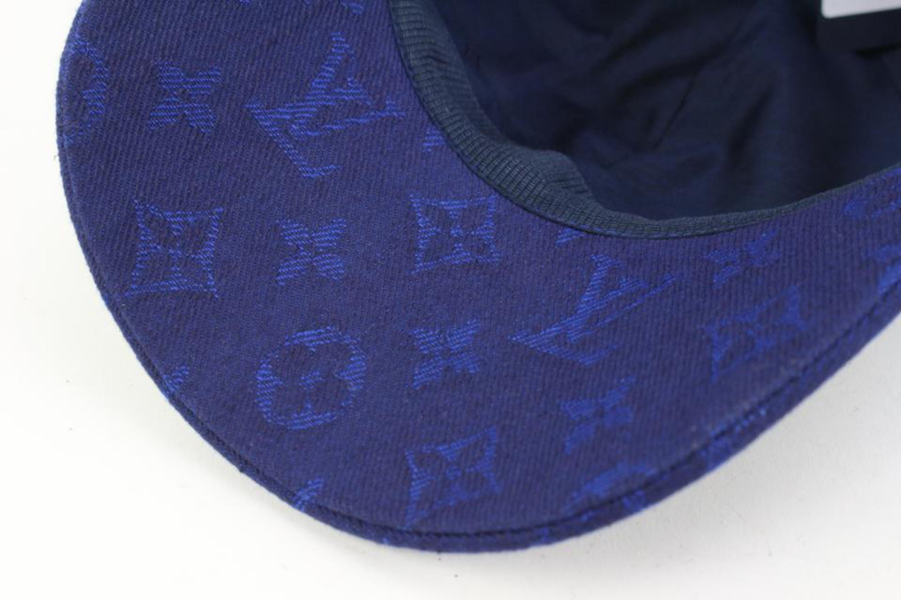 Louis Vuitton Blue Monogram Essential Baseball Cap Ou Pas Hat 68lz418s 8