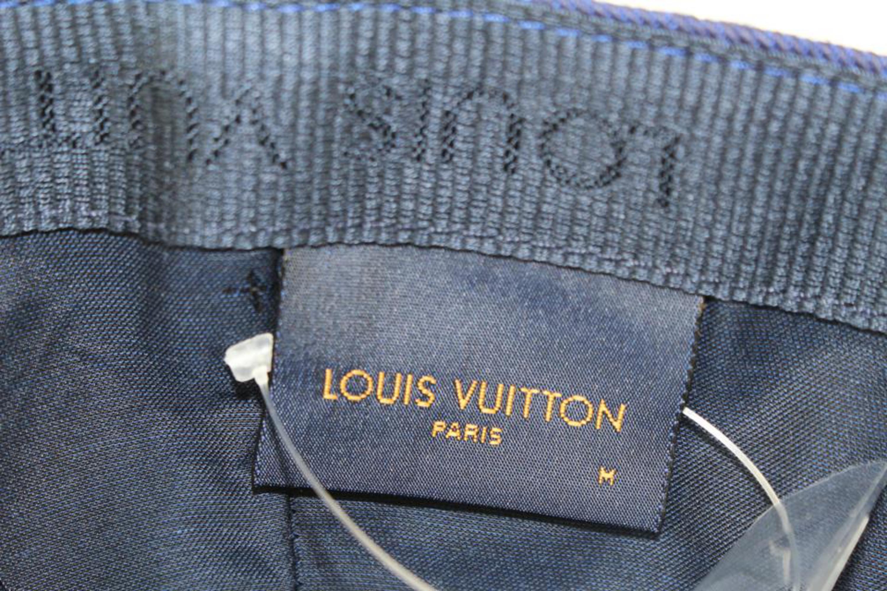 Louis Vuitton Blue Monogram Essential Baseball Cap Ou Pas Hat 68lz418s In New Condition In Dix hills, NY